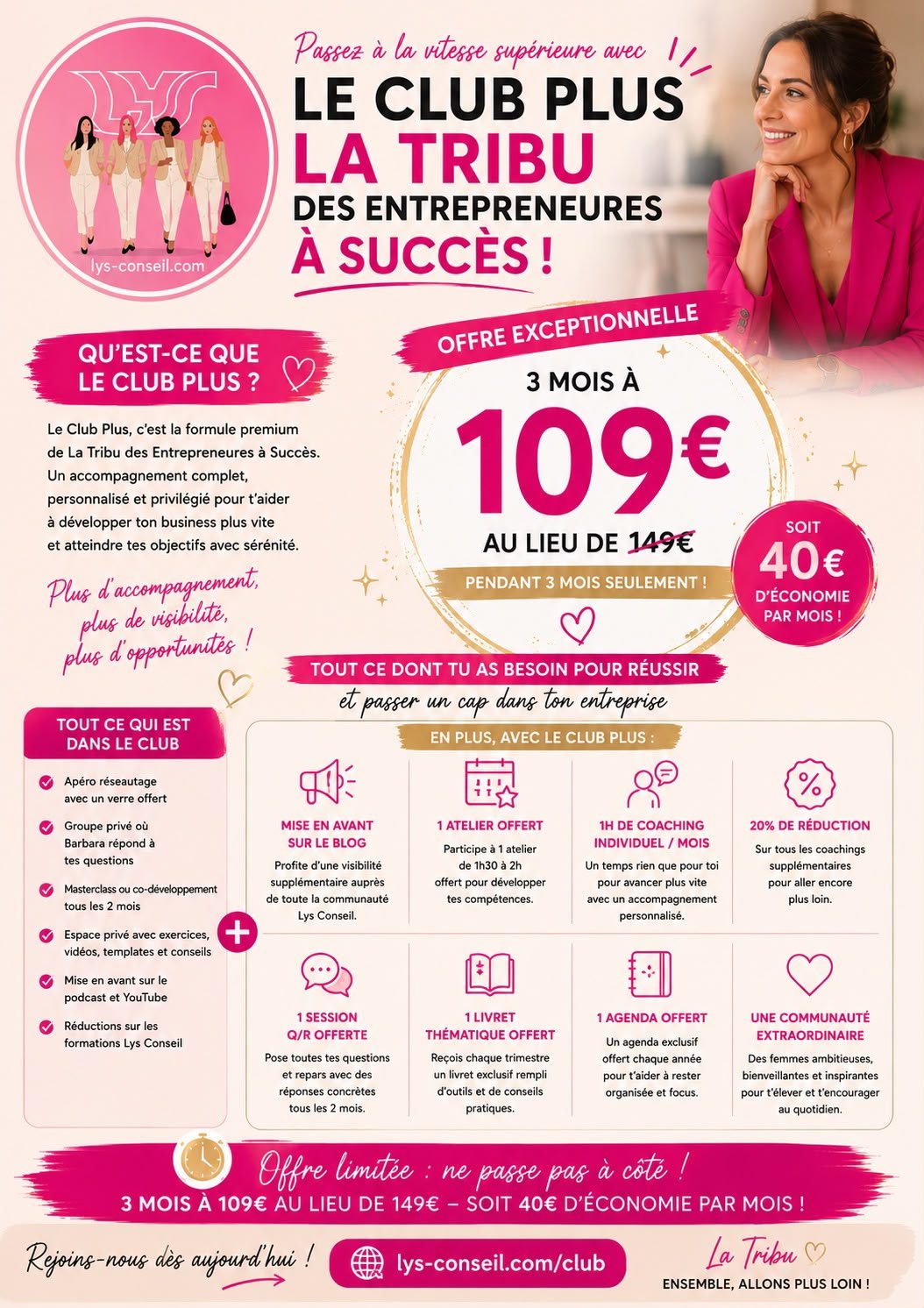 Flyer réalisé par Lys & Co