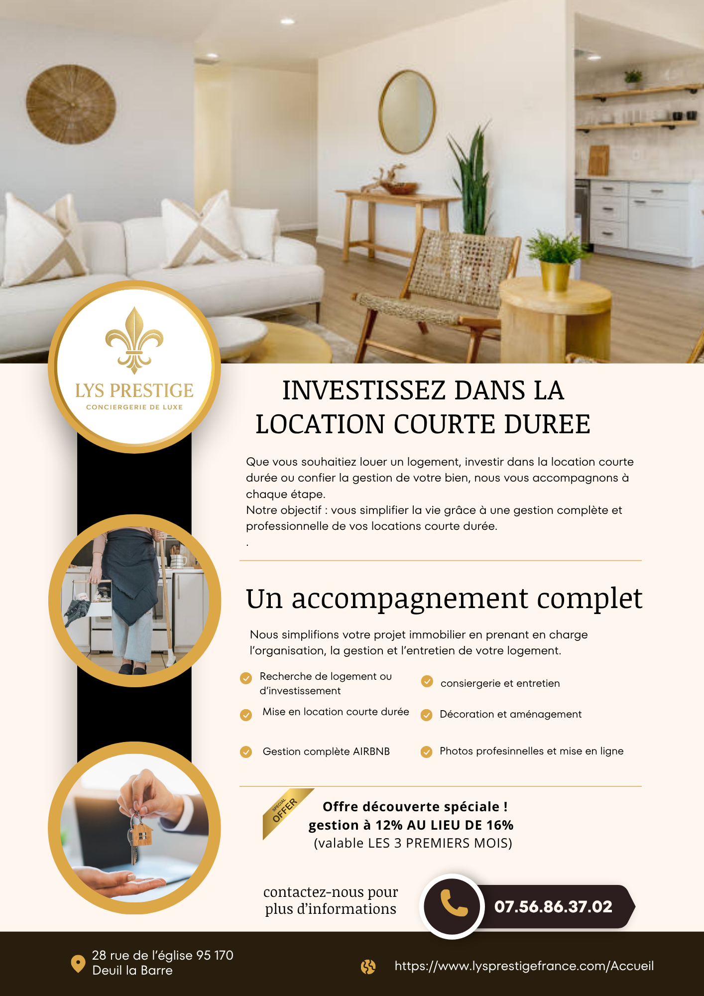 Flyer réalisé par Lys & Co